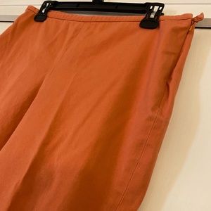 Jim McLaughlin orange side zipper Ladies Pants 10